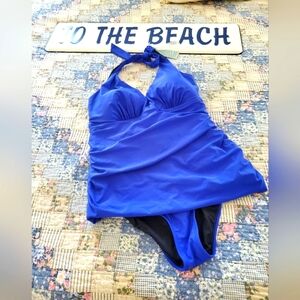 Coastal Blue one piece swimsuit